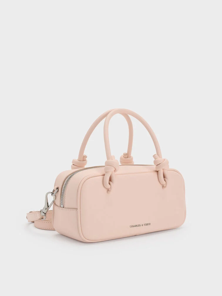 Túi xách Sammie Knotted-Handle - Soft Pink CNK - Hình ảnh 2