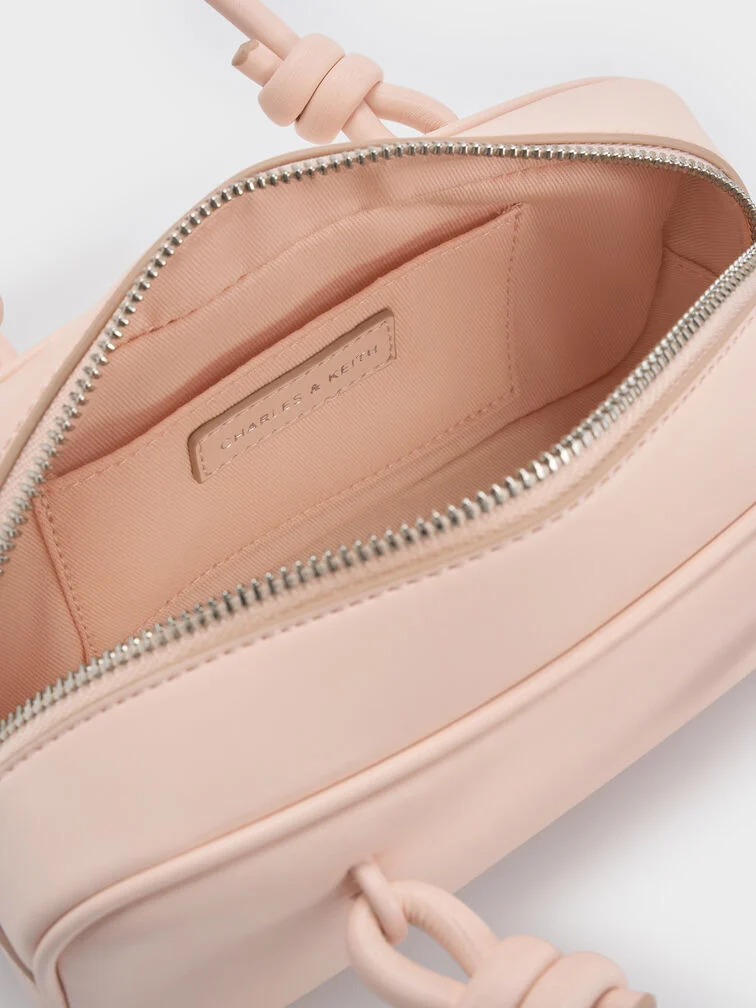 Túi xách Sammie Knotted-Handle - Soft Pink CNK - Hình ảnh 5